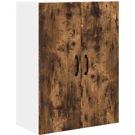 Meuble mural de cuisine,Armoire de cuisine avec étagère Chêne fumé 60 x 31 x 80 cm CFW57453 (1/5)