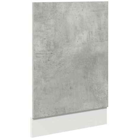 Panneau de lave-vaisselle "Lyon" Gris béton 45 x 3 x 67 cm CFW53284