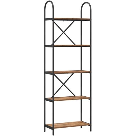 Étagères de rangement,Étagère Bois ancien 60 x 30 x 183 cm Bois d'ingénierie CFW27515 (1/5)