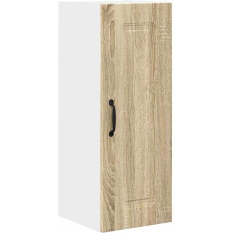 Meuble mural de cuisine,Armoire de cuisine avec porte Chêne Sonoma 30 x 31 x 80 cm CFW28759 (1/5)