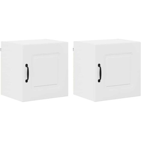 Meuble mural de cuisine,Armoire de cuisine 2 pcs Blanc brillant 40 x 31 x 40 cm CFW88885 (1/5)