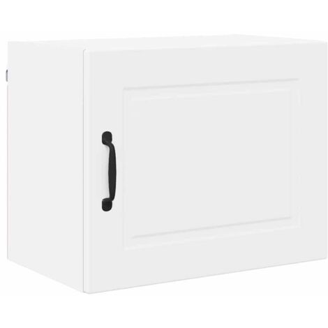 vidaXL Armoire vitrée Murale Lyon, 60x31x60 cm, Bois reconstitué & Verre, Blanc, Meuble Suspendu, Rangement Salle de Bain & Cuisine, Organisateur Maison vidaXL Armoire vitrée Murale Lyon, 60x31x60 cm, Bois reconstitué & Verre, Blanc, Meuble Suspendu, Rangement Salle de Bain & Cuisine, Organisateur Maison