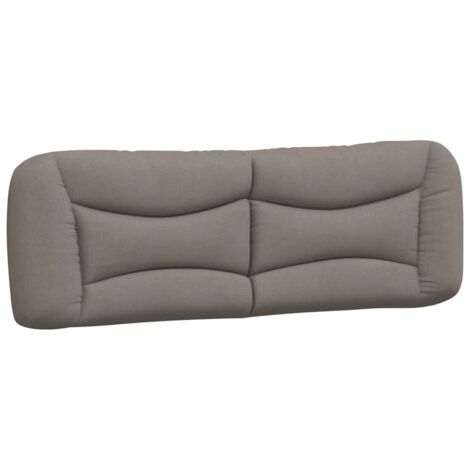 Coussin de tête de lit Hvar taupe 160 cm tissu CFW67302 (1/5)