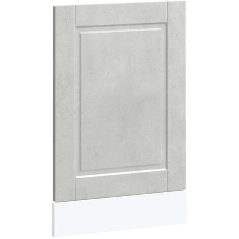 Panneau de lave-vaisselle Porto gris béton 45x1,5x67 cm CFW68019 (1/5)