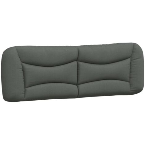 Coussin de tête de lit Hvar gris foncé 160 cm tissu CFW91825 (1/5)