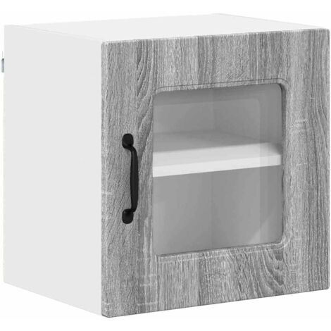 Meuble mural de cuisine，Armoire de cuisine avec porte Gris Sonoma 40 x 31 x 40 cm CFW28902 (1/5)