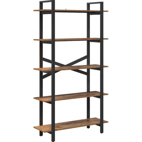 Étagères de rangement,Étagère Bois Ancien 100 x 33,5 x 178 cm Bois d'ingénierie CFW71728 (1/5)
