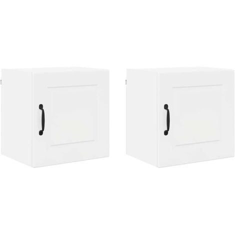 Meuble mural de cuisine,Armoire de cuisine 2 pcs Blanc brillant 40 x 31 x 40 cm CFW12492 (1/5)