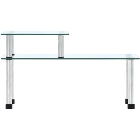 Étagères de rangement,Étagère de cuisine Transparent 45x16x26 cm Verre trempé CFW61385 (1/5)