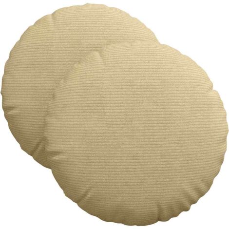 Coussin de chaise rond Ø 40 cm lot de 2 assises confortables CFW85432