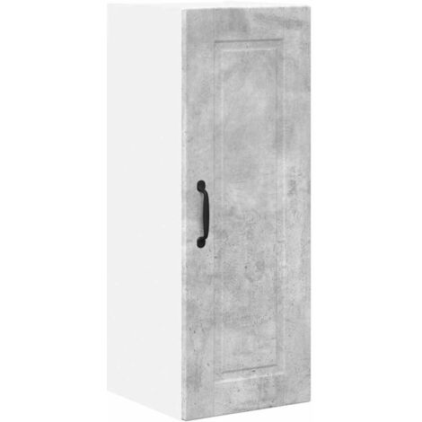 Meuble mural de cuisine,Armoire de cuisine avec étagère Gris béton 30 x 31 x 80 cm CFW33702 (1/5)