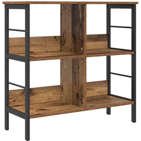 Étagères de rangement,Étagère Bois Ancien 82 x 32 x 79 cm Bois d'ingénierie CFW69374 (1/5)