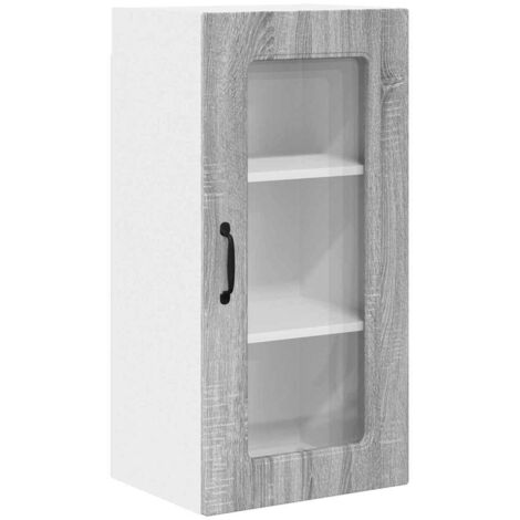 Meuble mural de cuisine,Armoire de cuisine avec porte Gris Sonoma 40 x 31 x 80 cm CFW39799 (1/5)