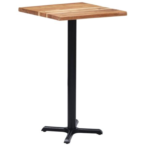 Pied de meuble,Pied de table de bistro Noir 56x56x107 cm Fonte CFW53060 (1/5)