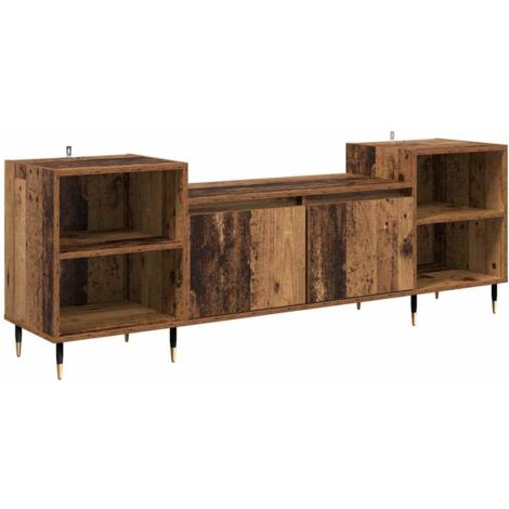 Meuble TV,Banc Tv Moderne,Meuble De Rangement Bois Ancien 160 x 35 x 55 cm Bois d'ingénierie CFW27748 (1/5)