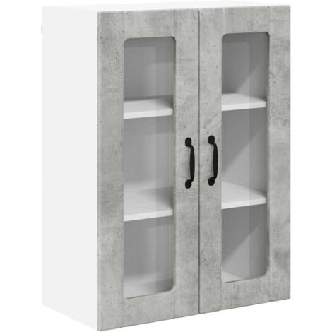 Meubles de Rangement,Armoire de cuisine Gris béton 60 x 31 x 80 cm Bois d'ingénierie CFW375627 (1/5)