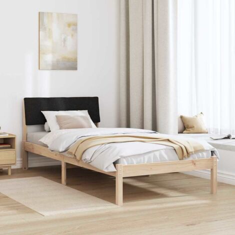 Cadre de lit empilable sans matelas 100x200 cm en bois massif | Leroy Merlin