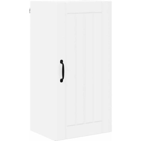 Meubles de Rangement,Armoire de cuisine avec étagère Blanc brillant 40 x 31 x 80 cm CFW295091 (1/5)