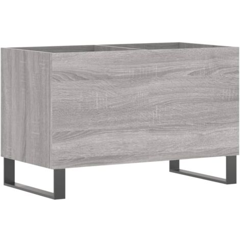 Meubles de Rangement,Armoire à disques sonoma gris 74,5x38x48 cm bois d'ingénierie CFW819447 (1/5)