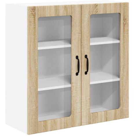 Meubles de Rangement,Armoire de cuisine avec étagère Chêne Sonoma 80 x 31 x 80 cm CFW709321 (1/5)