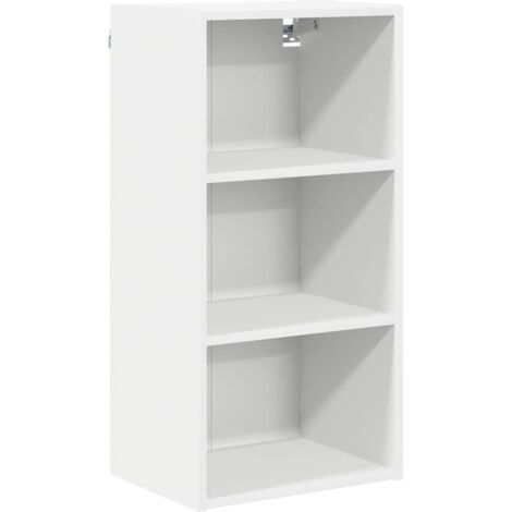Meubles de Rangement,Armoire suspendue avec stockage Riga Blanc 40 x 29,5 x 80 cm CFW833486 (1/5)
