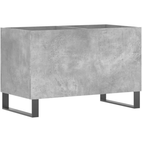 Meubles de Rangement,Armoire à disques gris béton 74,5x38x48 cm bois d'ingénierie CFW538445 (1/5)