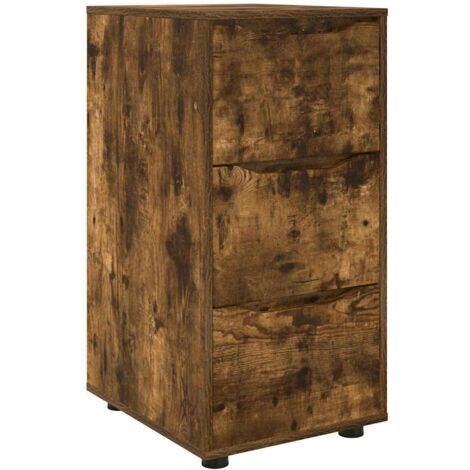 Meubles de Rangement，Armoire de rangement Chêne fumé 40 x 48 x 81 cm CFW810461 (1/5)