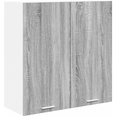 Meubles de Rangement,Armoire suspendue avec porte Riga Gris Sonoma 80 x 31 x 80 cm CFW811249 (1/5)