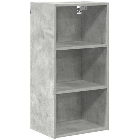 Meubles de Rangement,Armoire suspendue Riga Gris béton 40 x 29,5 x 80 cm CFW762953 (1/5)