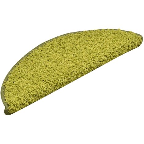 Tapis d'escalier 30 pcs,Marches d'escalier 56 x 17 x 3 cm Vert Demi-rond CFW873719 (1/5)
