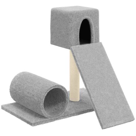 Arbre à chat,Jouets pour chat,Arbre à Grimper avec griffoir en sisal Gris clair 59 cm CFW11667 (1/5)