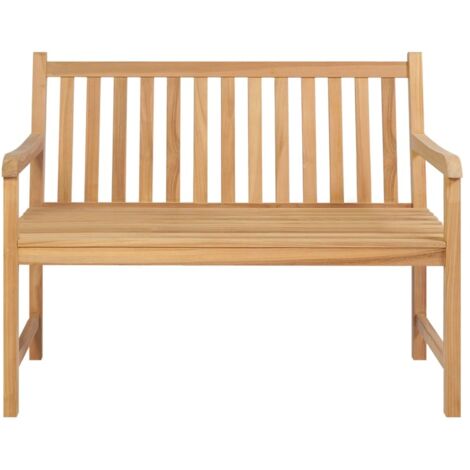 Banc de jardin,Banquette de jardin,Chaise 114 cm bois de teck solide CFW47676 (1/5)