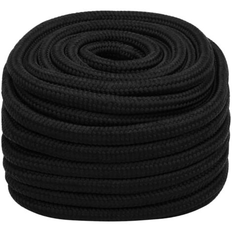 Corde de travail Noir 25 mm 50 m Polyester CFW94715 (1/5)