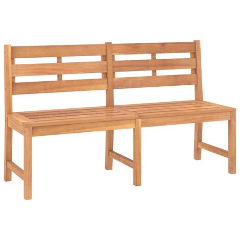 Banc de jardin,Banquette de jardin,Chaise 150 cm bois de teck massif CFW26401 (1/5)