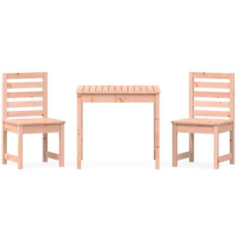 Ensemble de bistrot de jardin 3 pcs,Salon de jardin bois massif Douglas CFW28490 (1/5)