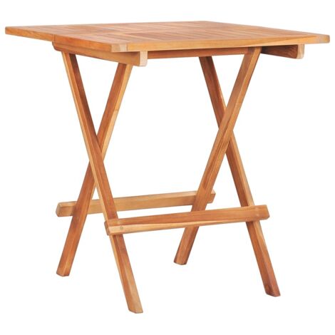 Ensemble de bistro pliable 3 pcs,Salon de jardin Bois de teck solide CFW27815 (1/5)