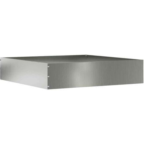Bordure de Pelouse Argent 60 x 60 x 13 cm Acier galvanisé CFW477076 (1/5)