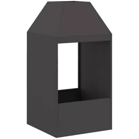 Braise Noir 50 x 50 x 100 cm Acier CFW374320 (1/5)