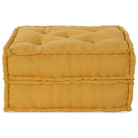 Canapé modulaire jaune 70x70x36 tissu CFW950471 (1/5)