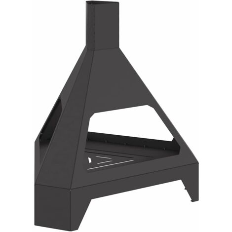 Braise Noir 50 x 43 x 52 cm Acier CFW143134