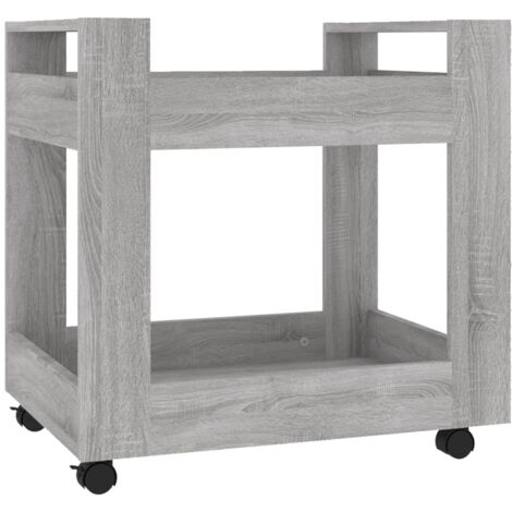 Chariot de bureau Sonoma gris 60x45x60 cm Bois d'ingénierie CFW162179 (1/5)