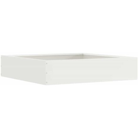 Bordure de Pelouse Blanc 60 x 60 x 13 cm Acier CFW767688 (1/5)