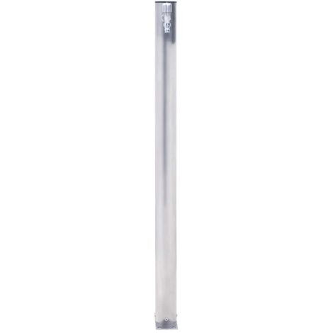 Colonne à eau de jardin 60 cm acier inoxydable rond CFW594724