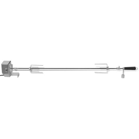 Broche à rôtir avec moteur 1 200 mm Acier CFW731152