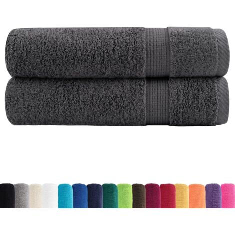 Essuie-mains de qualité supérieure SOLUND 2 pcs anthracite CFW885951 (1/5)