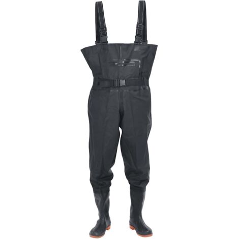 Cuissardes avec bottes et ceinture noir taille 45 CFW324128 (1/5)