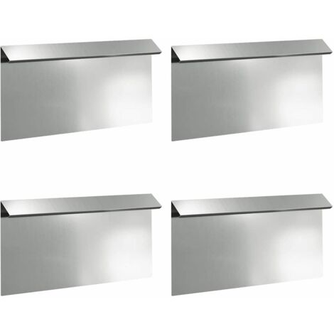 Clôture à escargots 4 pcs Argent 50 x 3,5 x 25 cm CFW828705 (1/5)