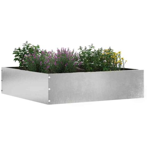 Bordure de Pelouse 6 pcs Argent 50 x 50 x 13 cm CFW264959 (1/5)