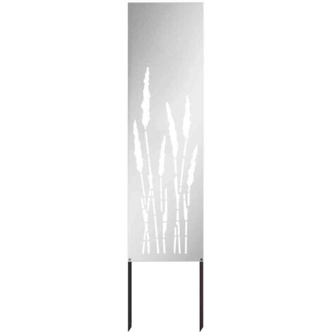 Écran de confidentialité de jardin Fretwork Argent 32 x 140 cm CFW712724 (1/5)