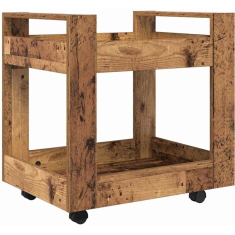 Trolley de Bureau Bois Ancien 60 x 45 x 60 cm Bois d'ingénierie CFW908115 (1/5)